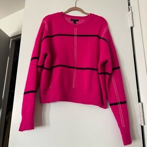 Forever 21 hot pink sweater